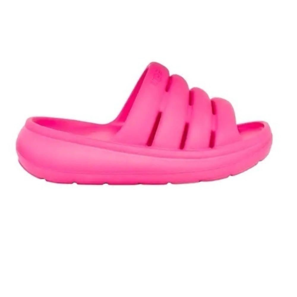 UGG Sport Yeah Slip On Shoes Water Resistant Foam Hot Pink Kids 13